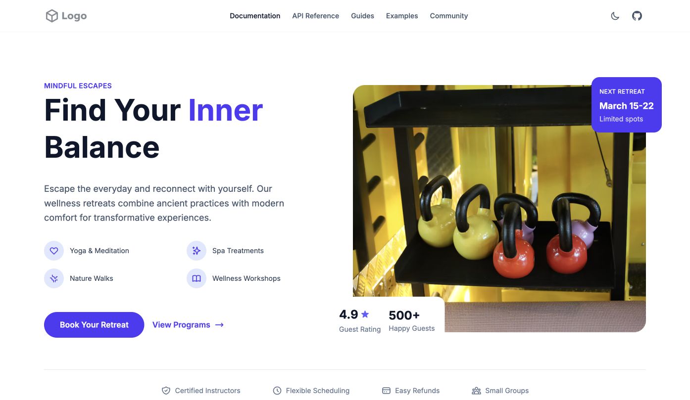 Yoga and Wellness Studio Template preview